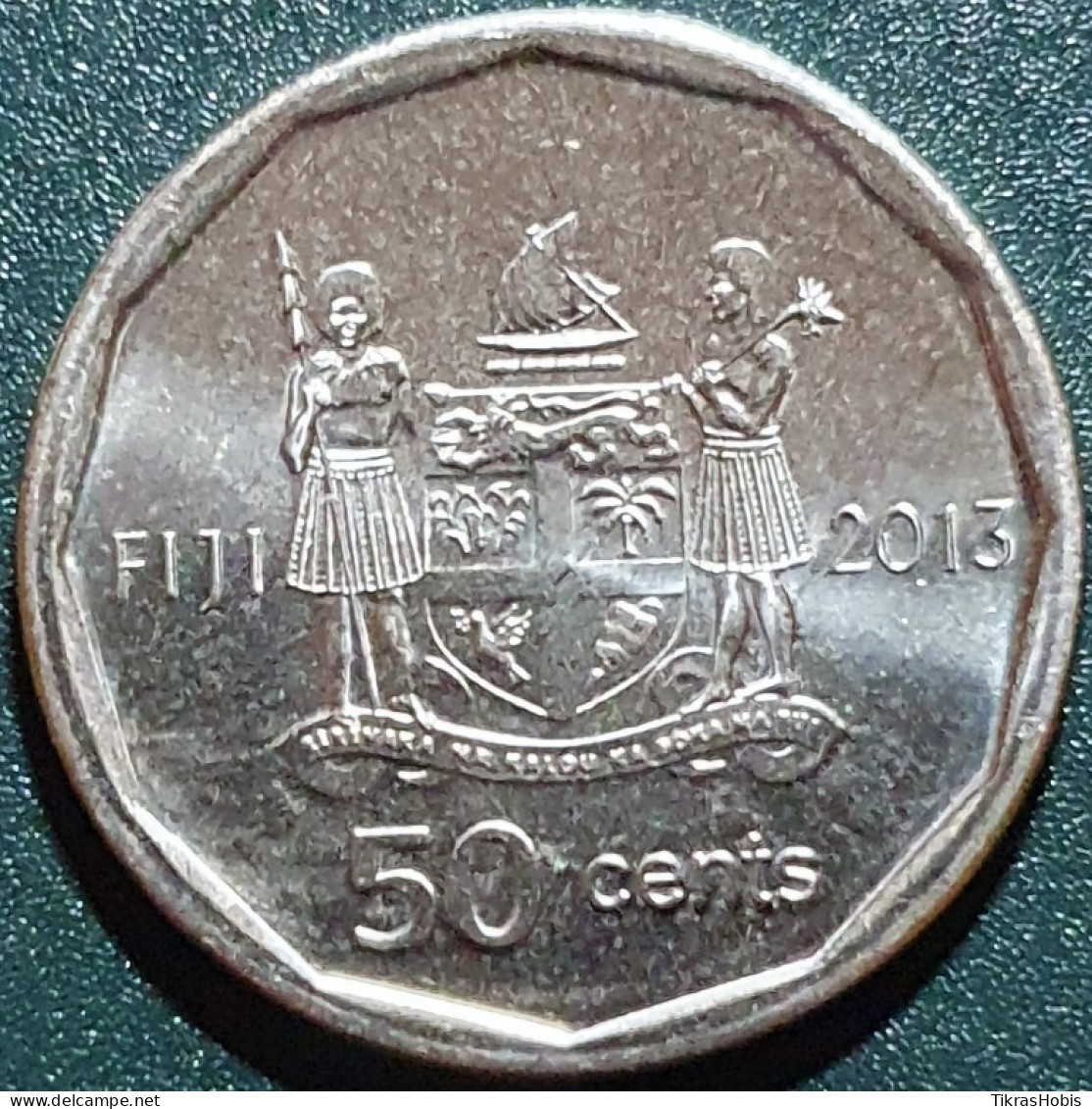 Fiji 50 Cents, 2013 Iliesa Delana KM515 - Fidji