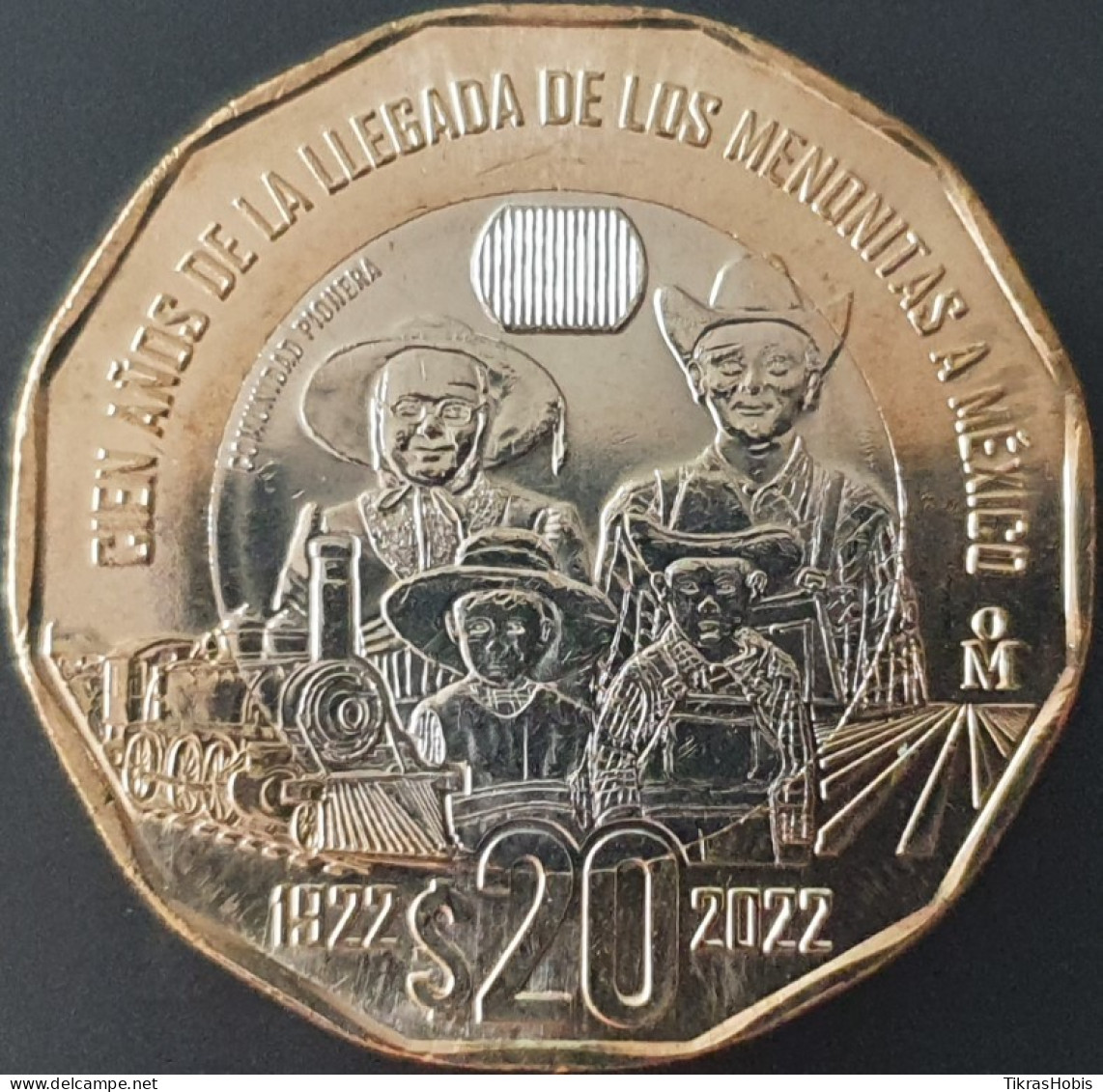 Mexico 20 Pesos, 2022 Menonite Arrival 100 UC314 - Messico