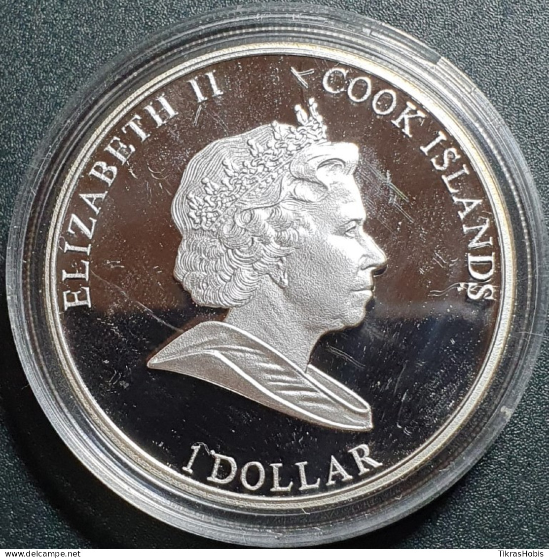 Cook Island 1 Dollar, 2011 Elizabeth Taylor KM1396 - Cook