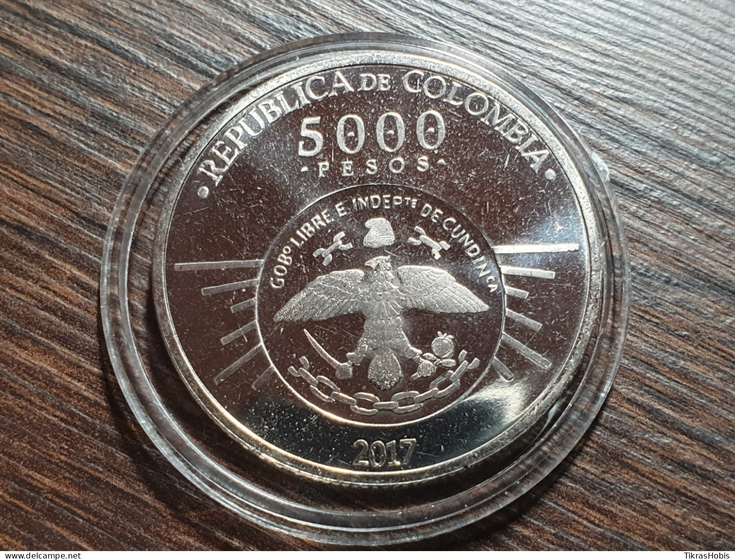 Colombia 5000 Pesos, 2017 200th Antonio Narin - Colombie