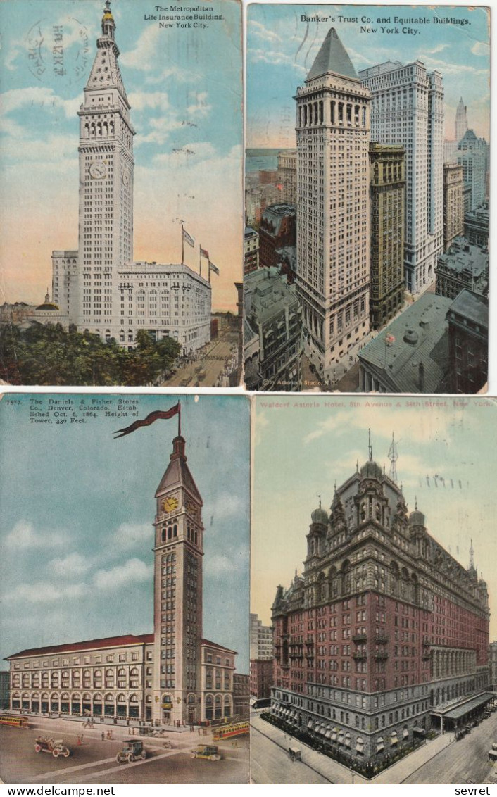 NEW YORK  - lot de  57 cartes