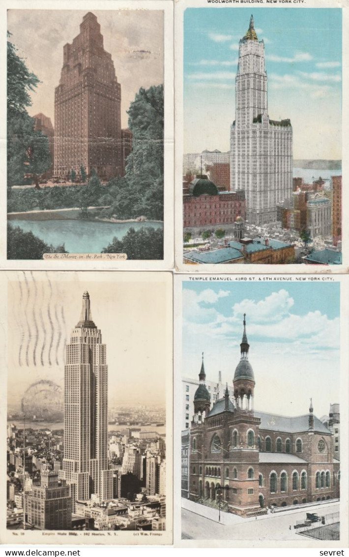 NEW YORK  - lot de  57 cartes