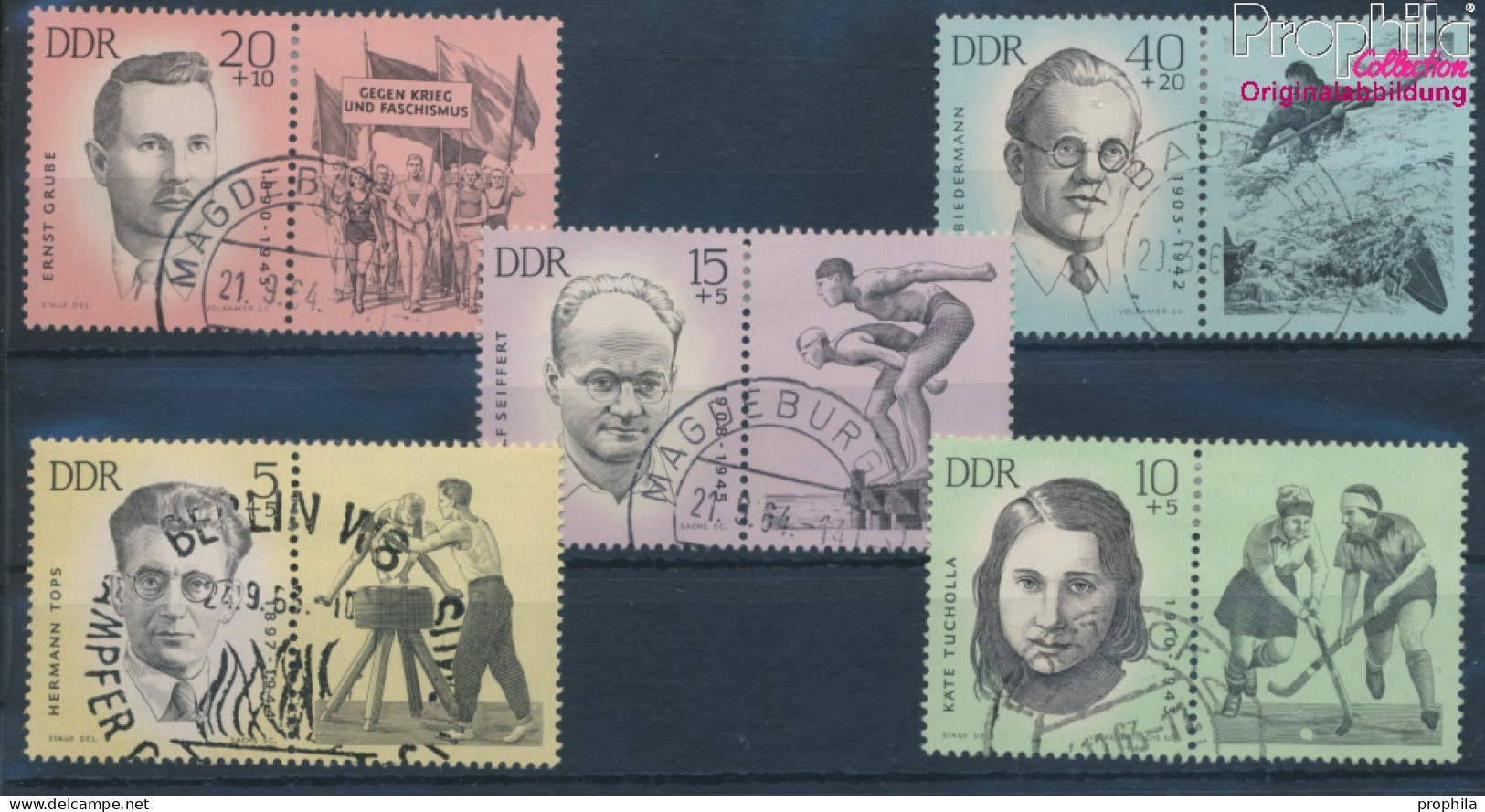 DDR WZd98-WZd102 (kompl.Ausgabe) Gestempelt 1963 Antifaschisten (10356978 - Used Stamps