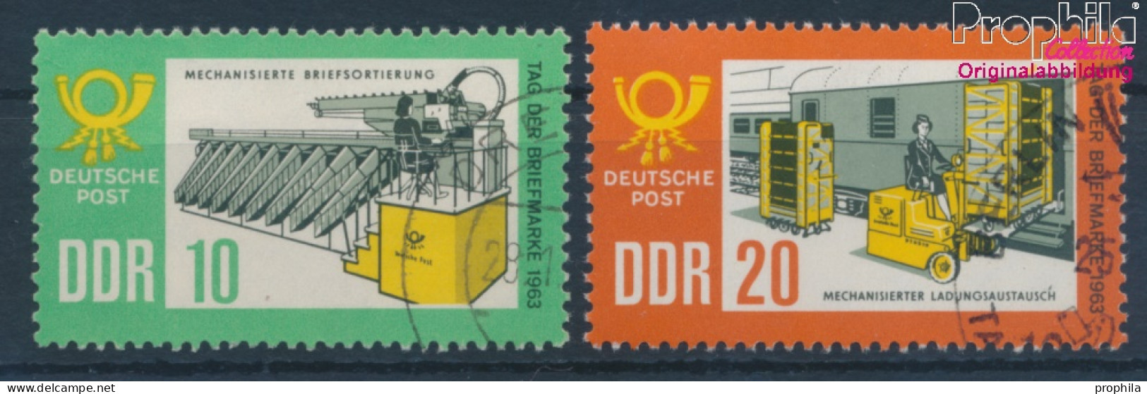 DDR 998-999 (kompl.Ausgabe) Gestempelt 1963 Tag Der Briefmarke (10356975 - Usados