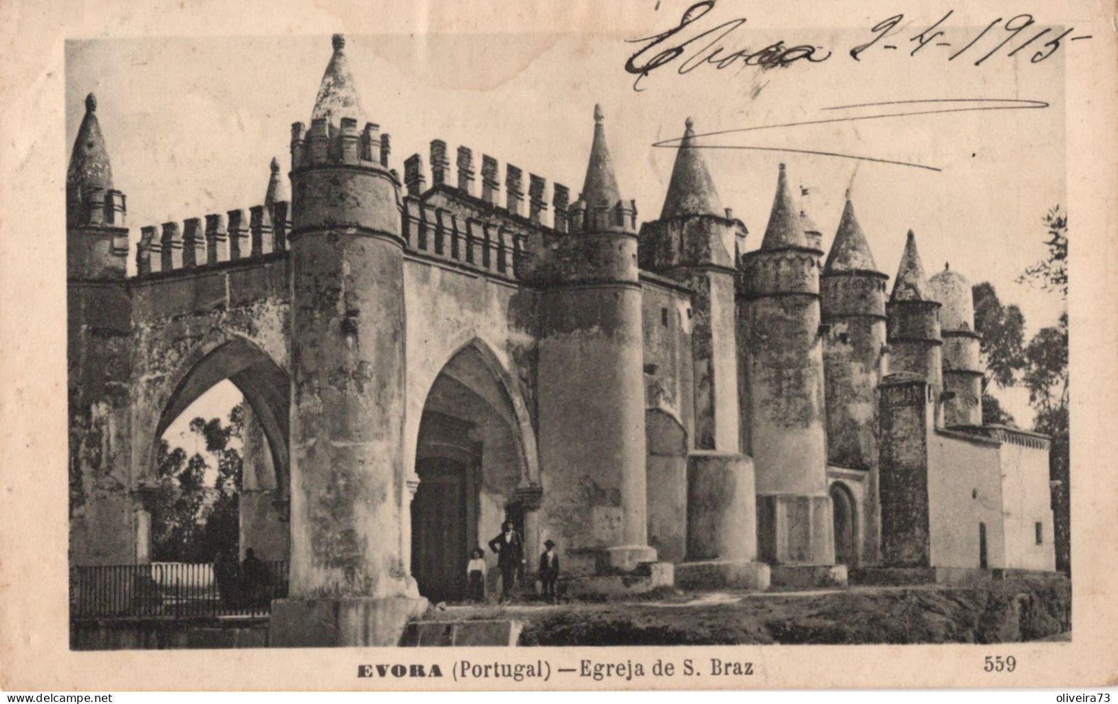 EVORA - Igreja De S. Braz (Ed. Martins & Silva Nº 559) - PORTUGAL - Evora