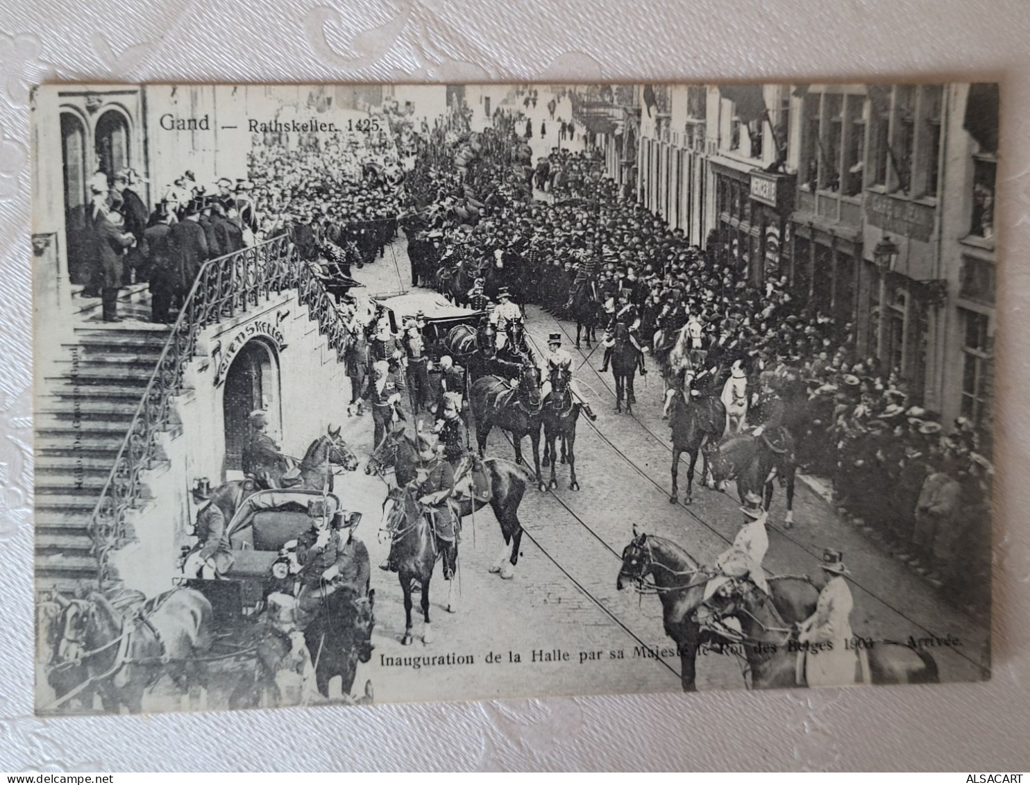 Gand , Innauguration De La Halle Par Le Roi Des Belges - Gent