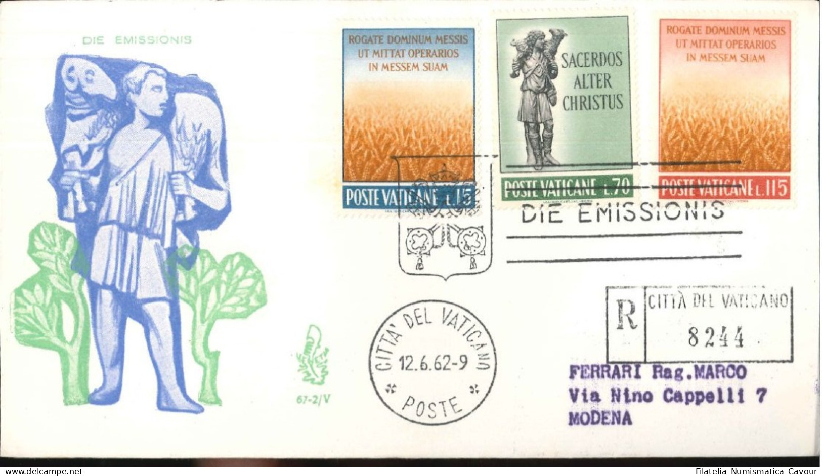 1958/1963 - FDC VENETIA VIAGGIATE Come RACCOMANDATE Collezione Cpl. GIOVANNI XXIII - LEGGI E VEDI VIDEO (200) - FDC