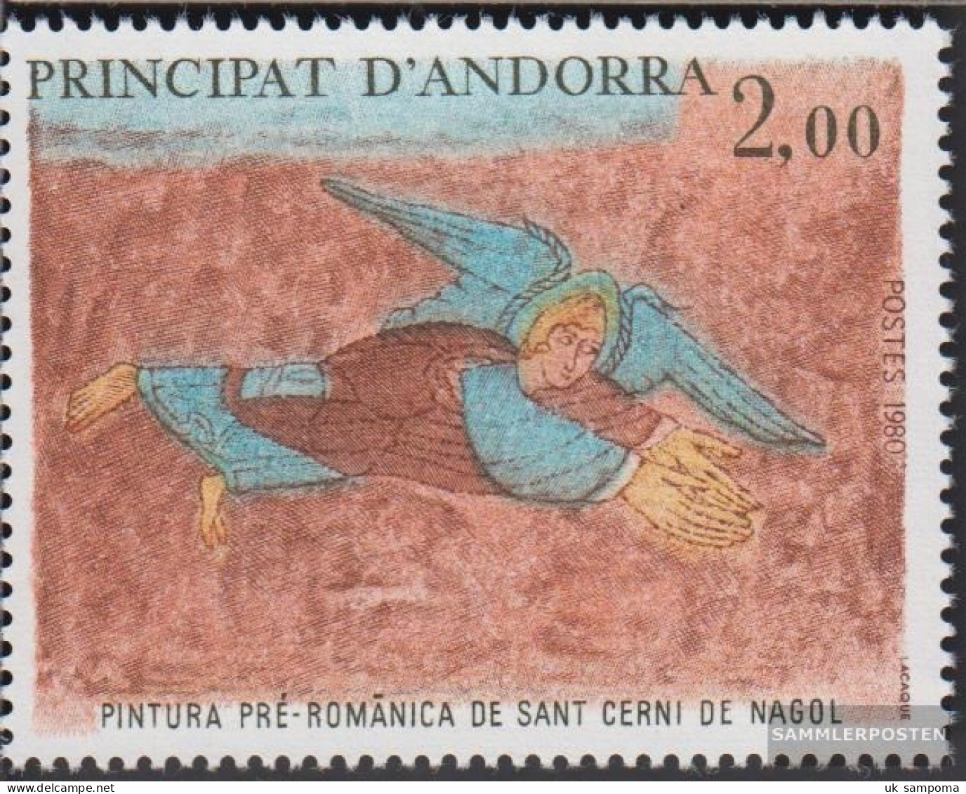 Andorra - French Post 311 (complete Issue) Unmounted Mint / Never Hinged 1980 Religious Art - Libretti