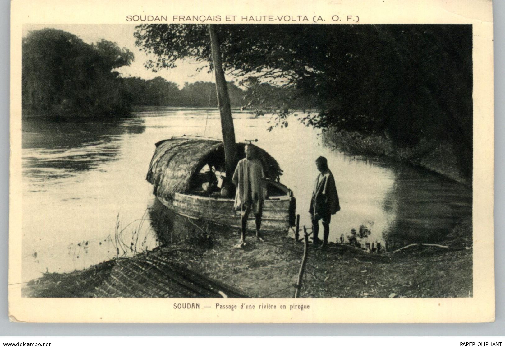 BURKINA FASO / HAUTE-VOLTA, Binnenschiff / Pirogue - Burkina Faso