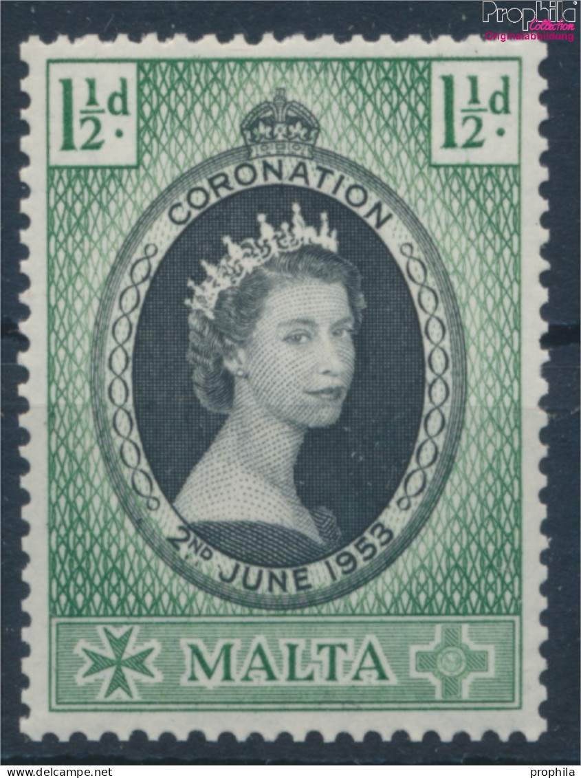 Malta 232 (kompl.Ausg.) Postfrisch 1953 Krönung (10364198 - Malte (...-1964)