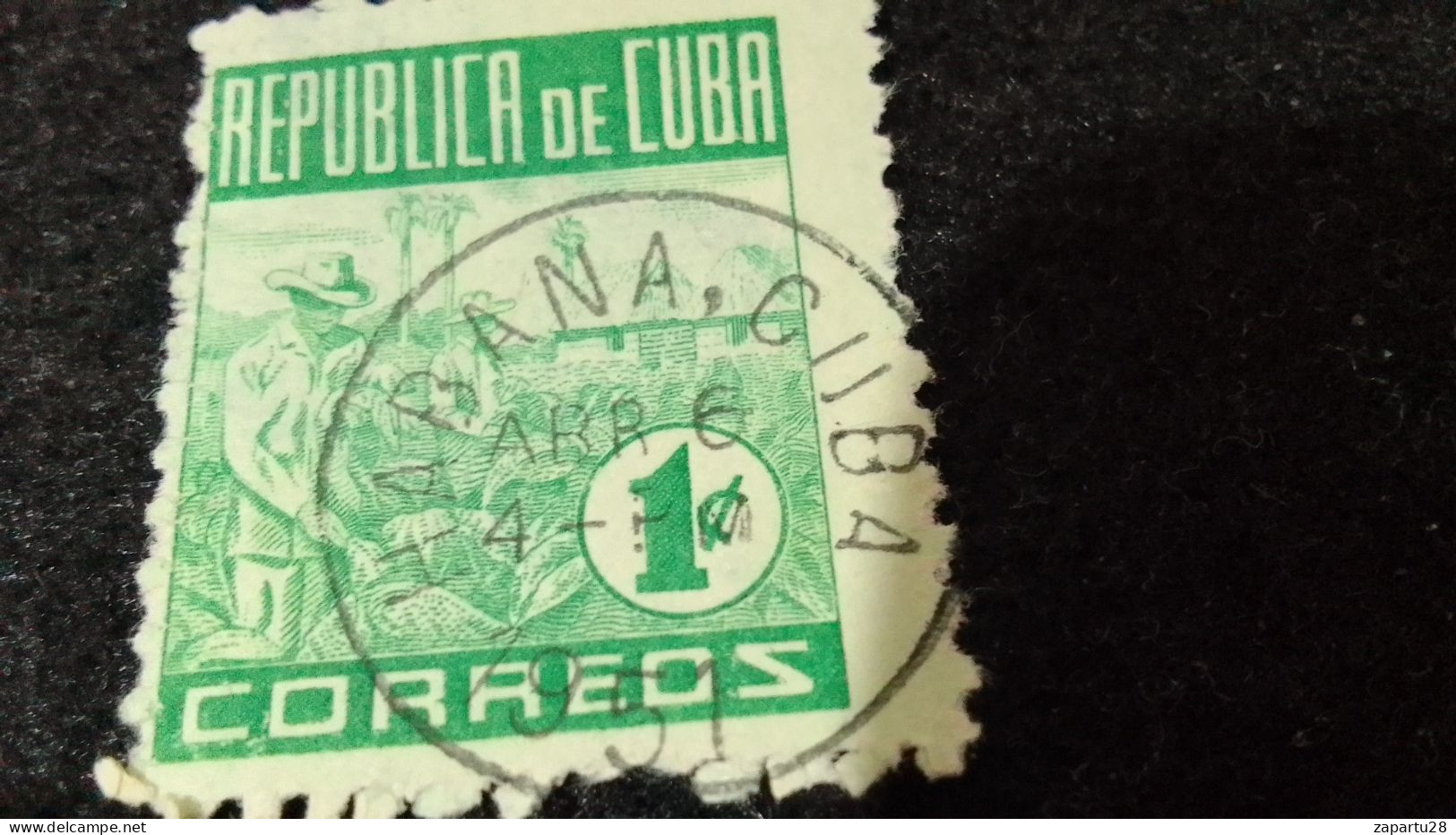 CUBA- 1920--30-  1  C.    DAMGALI - Gebruikt