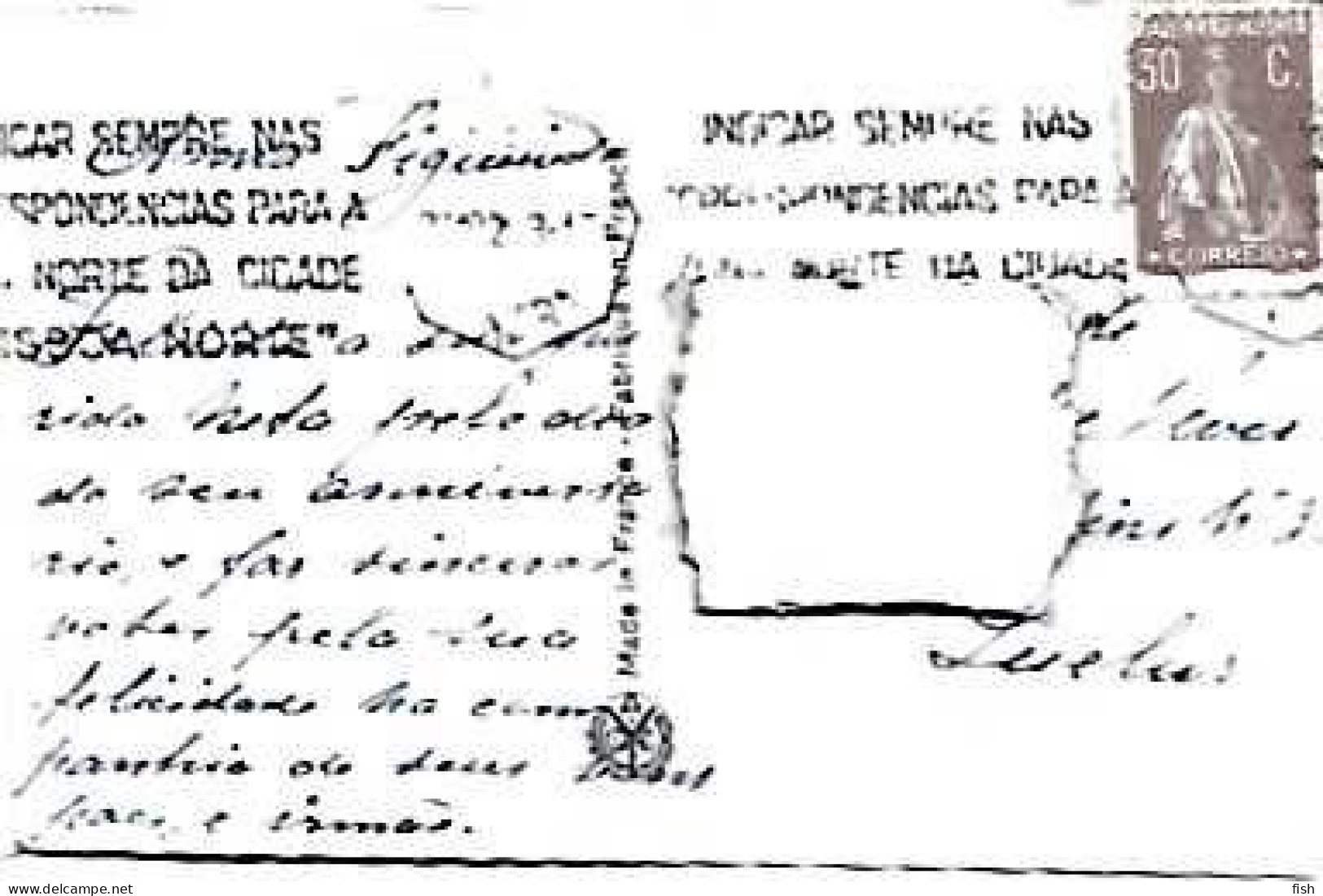 Portugal & Postal, Fantasia, Mulher, Felicito-te Pelo Dia De Hoje, A. Noyer Serie 4344, Lisboa 1919 (88880) - Lettres & Documents