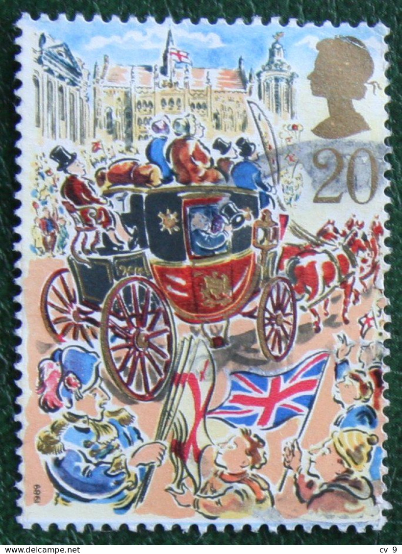 Lord Mayor LONDON WAR HORSE MILITARY Mi 1230 1989 Used Gebruikt Oblitere ENGLAND GRANDE-BRETAGNE GB GREAT BRITAIN - Used Stamps