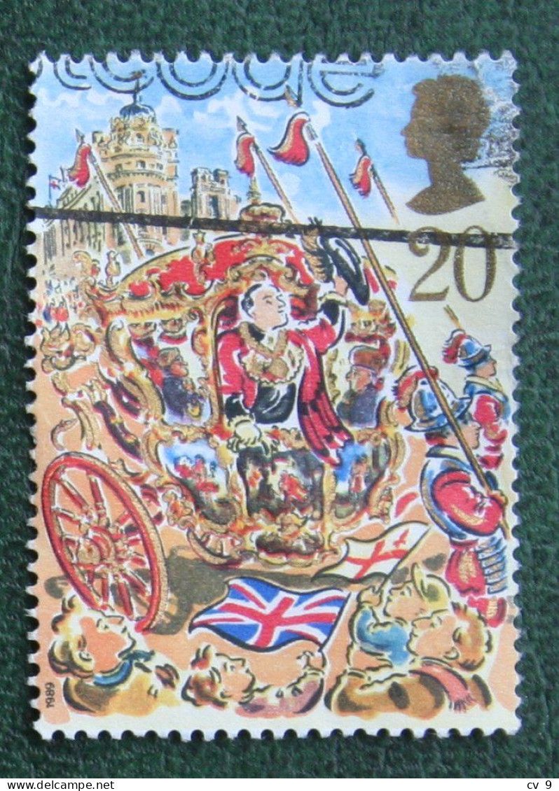 Lord Mayor LONDON WAR HORSE MILITARY Mi 1232 1989 Used Gebruikt Oblitere ENGLAND GRANDE-BRETAGNE GB GREAT BRITAIN - Used Stamps