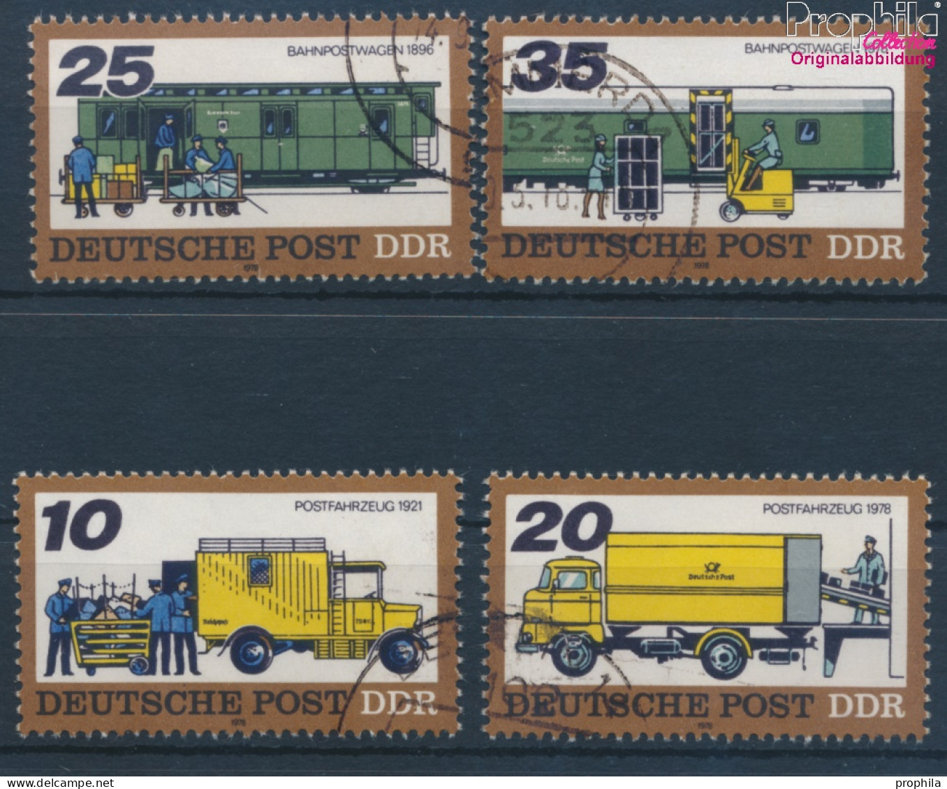 DDR 2299-2302 (kompl.Ausgabe) Gestempelt 1978 Transportmittel (10356850 - Usati