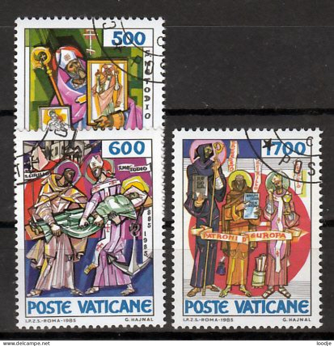 Vaticaanstad Mi 867,869 Methodius Gestempeld - Used Stamps