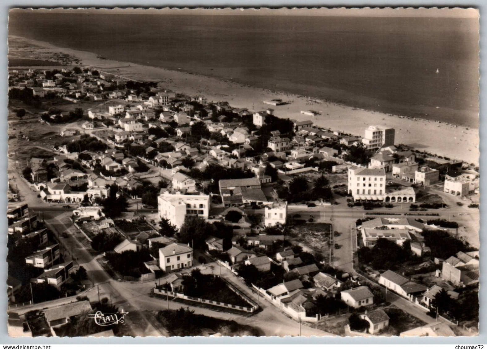 GF (66) 475, Canet-Plage, Combier 72-80, Vue Aérienne, Le Centre Du Canet Et La Plage - Canet Plage