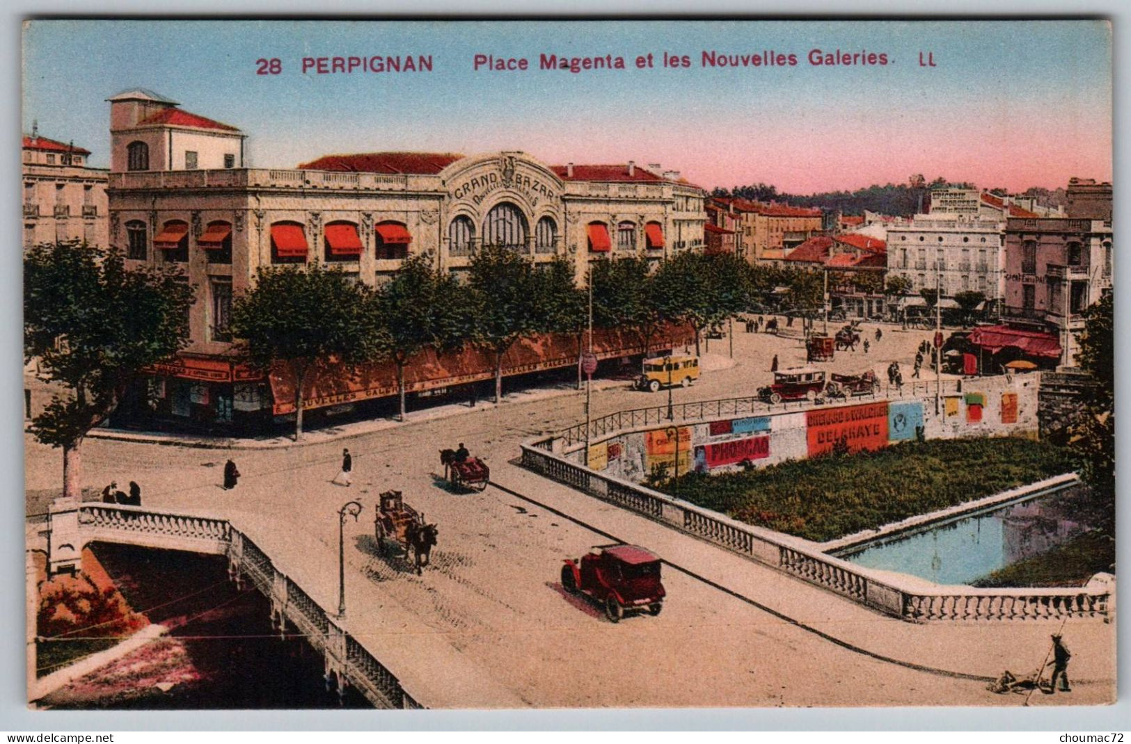 (66) 460, Perpignan, LL 28, Place Magenta Et Les Nouvelles Galeries - Perpignan