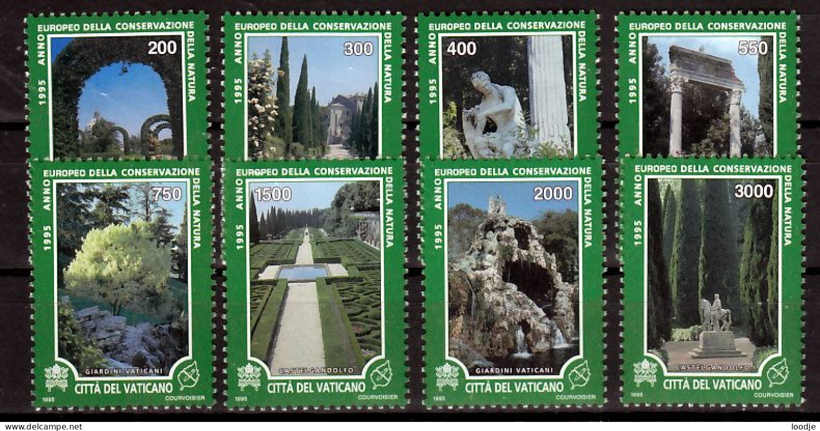 Vaticaanstad Mi 1145,1152 Europa Natuurjaar Postfris - Unused Stamps