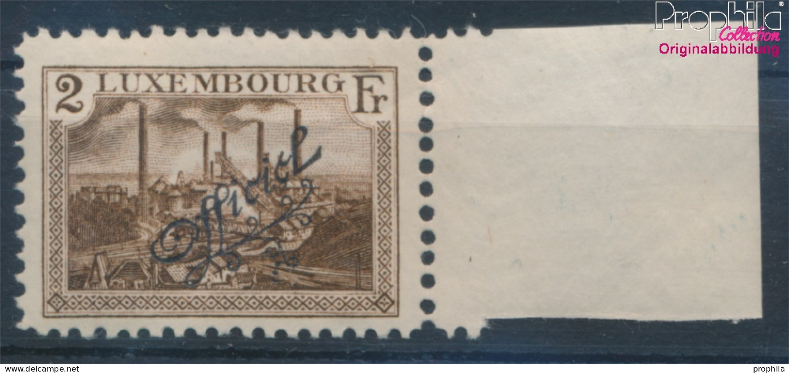Luxemburg D137 Postfrisch 1926 Dienstmarke (10363162 - Neufs