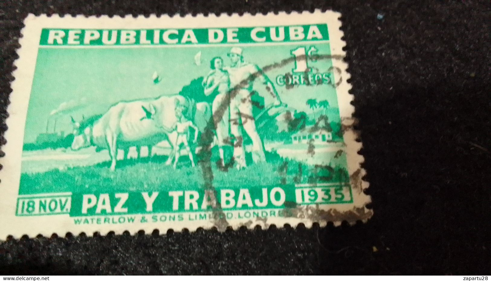 CUBA- 1920--35-  1  C.    DAMGALI - Oblitérés