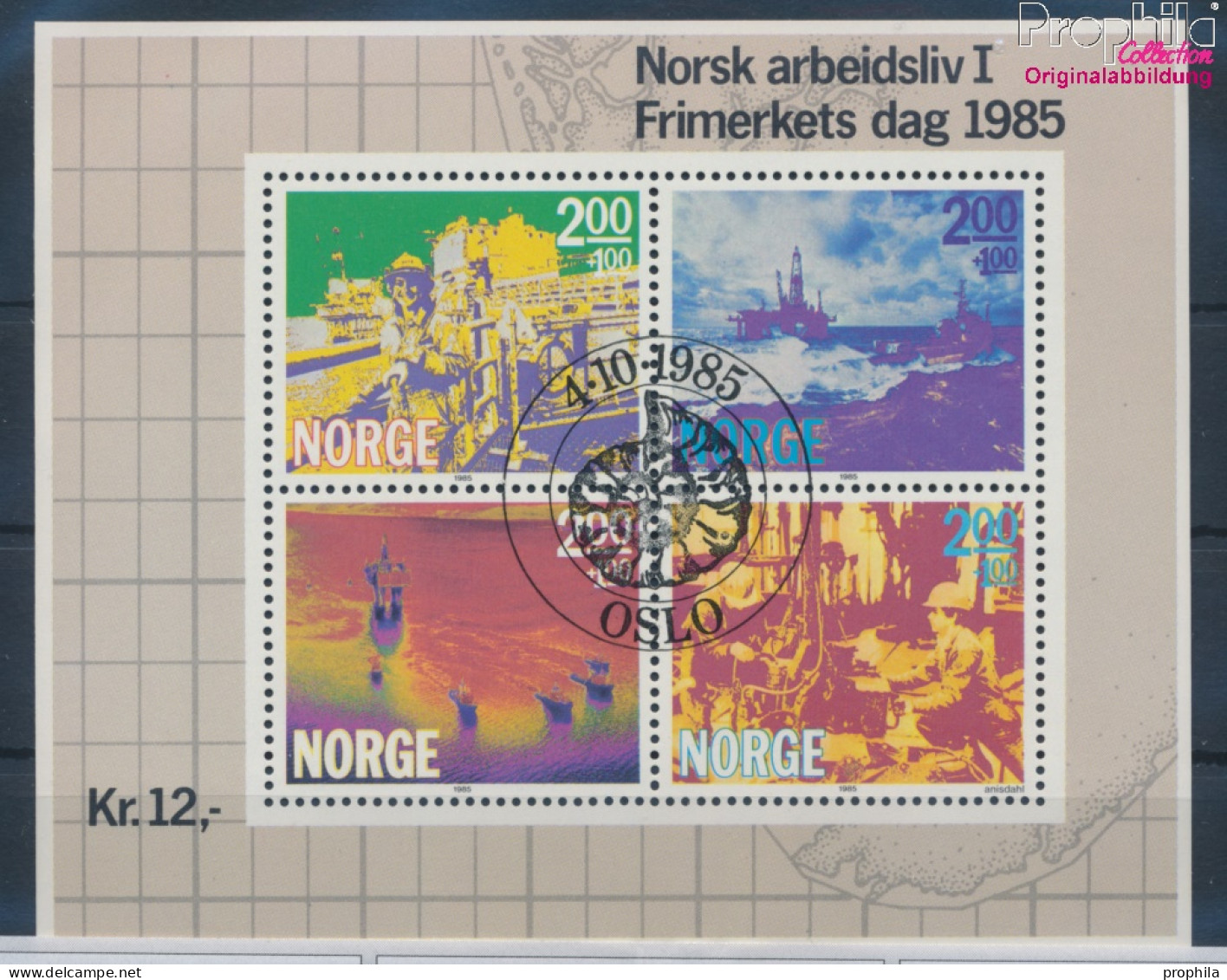 Norwegen Block5 (kompl.Ausg.) Gestempelt 1985 Berufsleben (10343753 - Usati