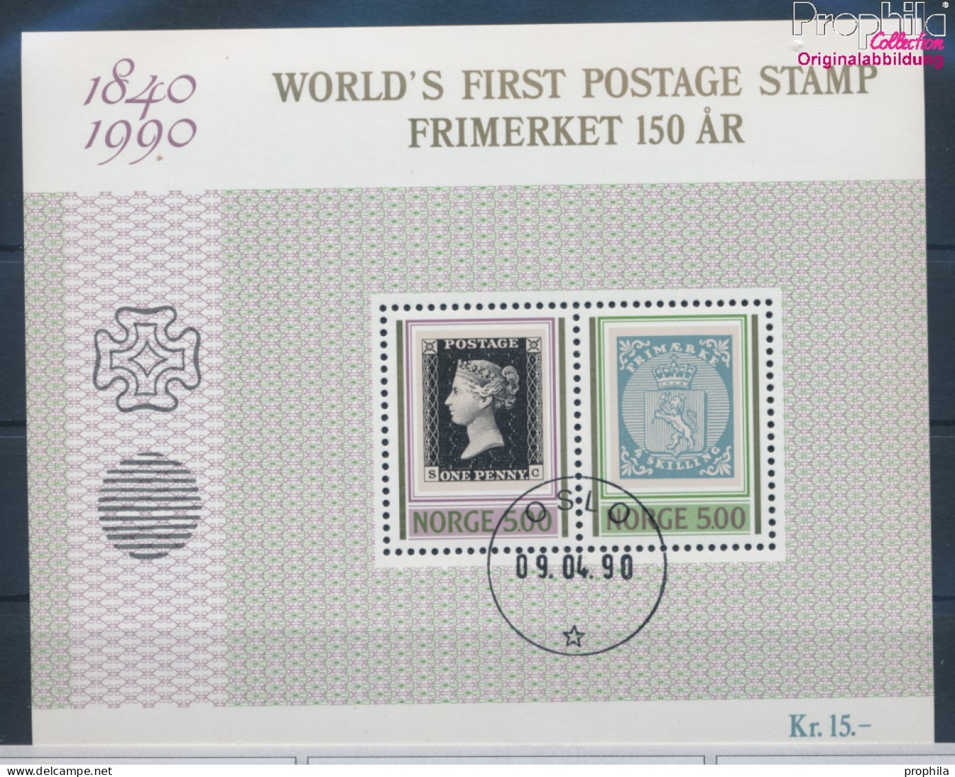 Norwegen Block13 (kompl.Ausg.) Gestempelt 1990 150J. Briefmarken (10343746 - Gebruikt