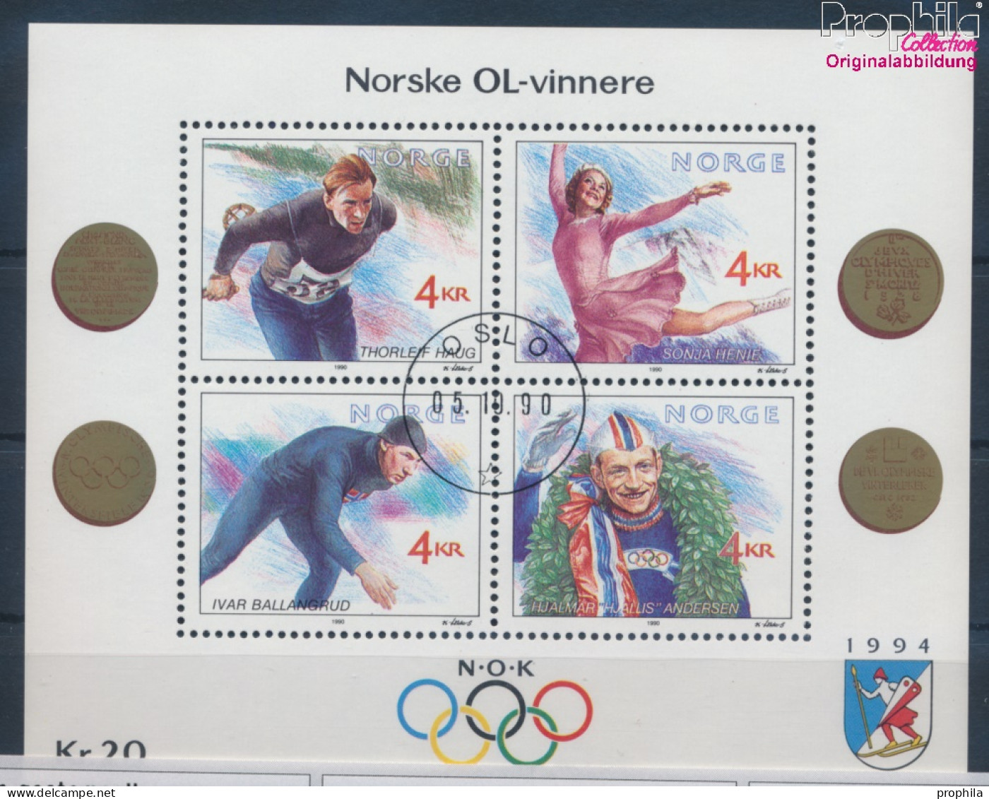Norwegen Block14 (kompl.Ausg.) Gestempelt 1990 Winterolympiade (10343745 - Usati