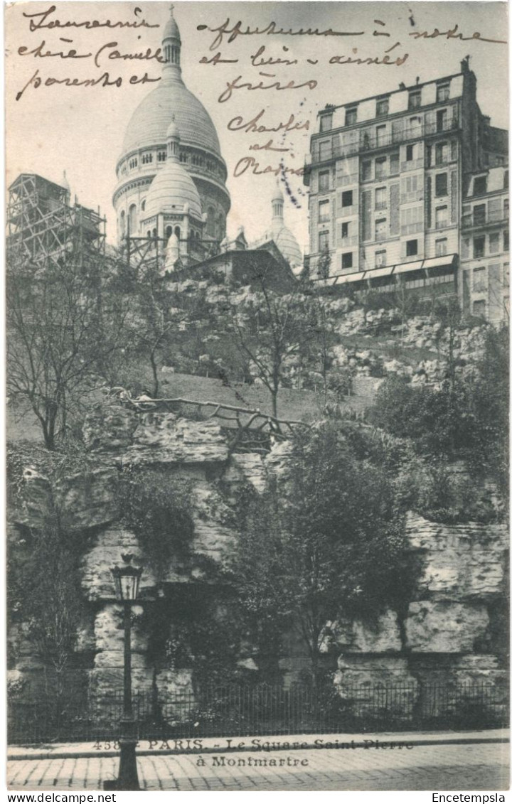 CPA Carte Postale France Paris Square St Pierre  à Montmartre 1905 VM79124 - Plazas