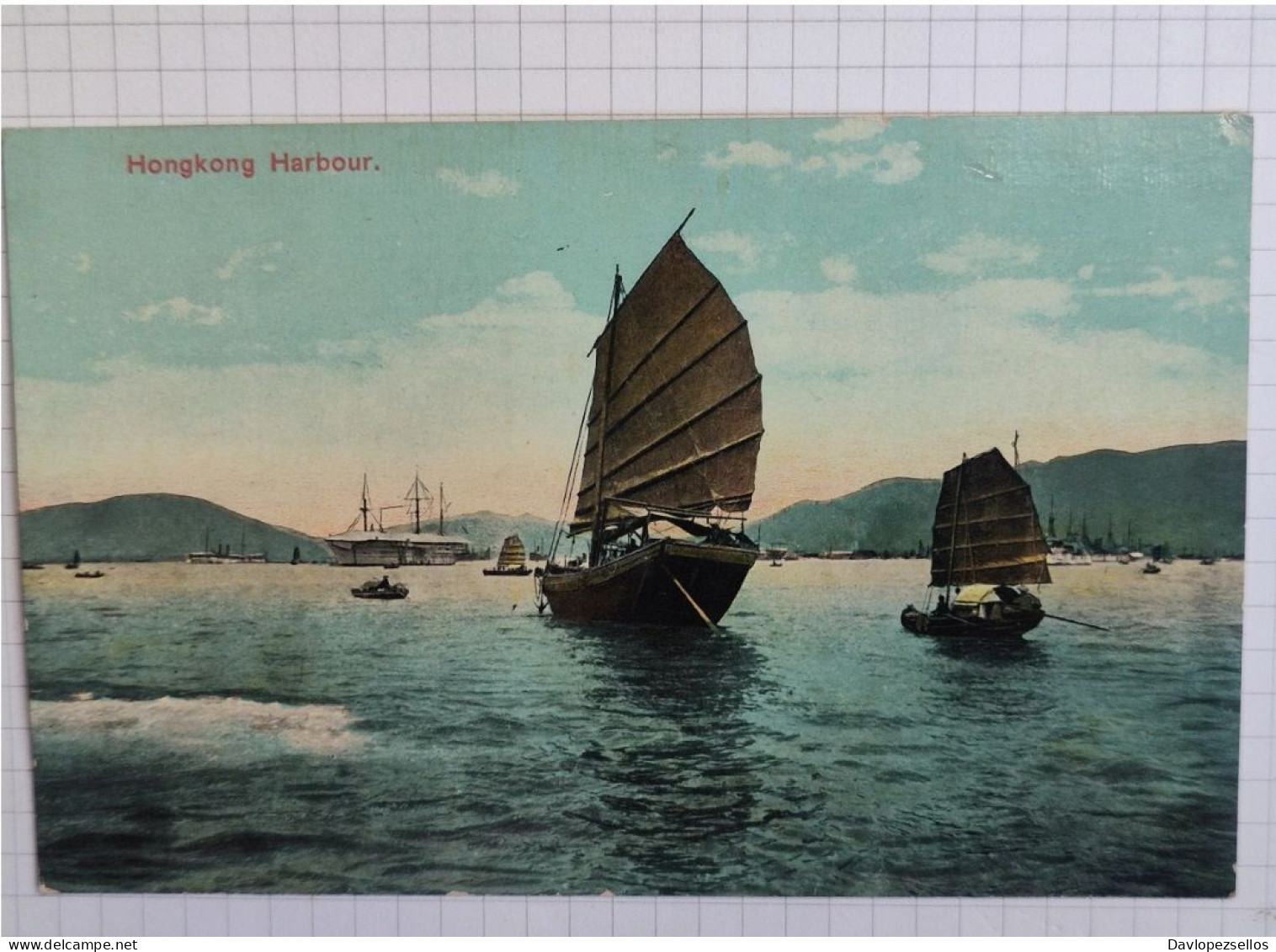 Postcard China Chine Hong Kong Harbour - China