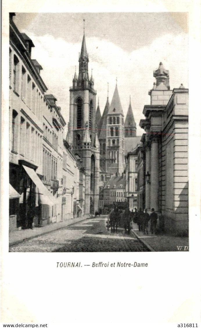 Tournai Beffroi Et Notre Dame - Doornik