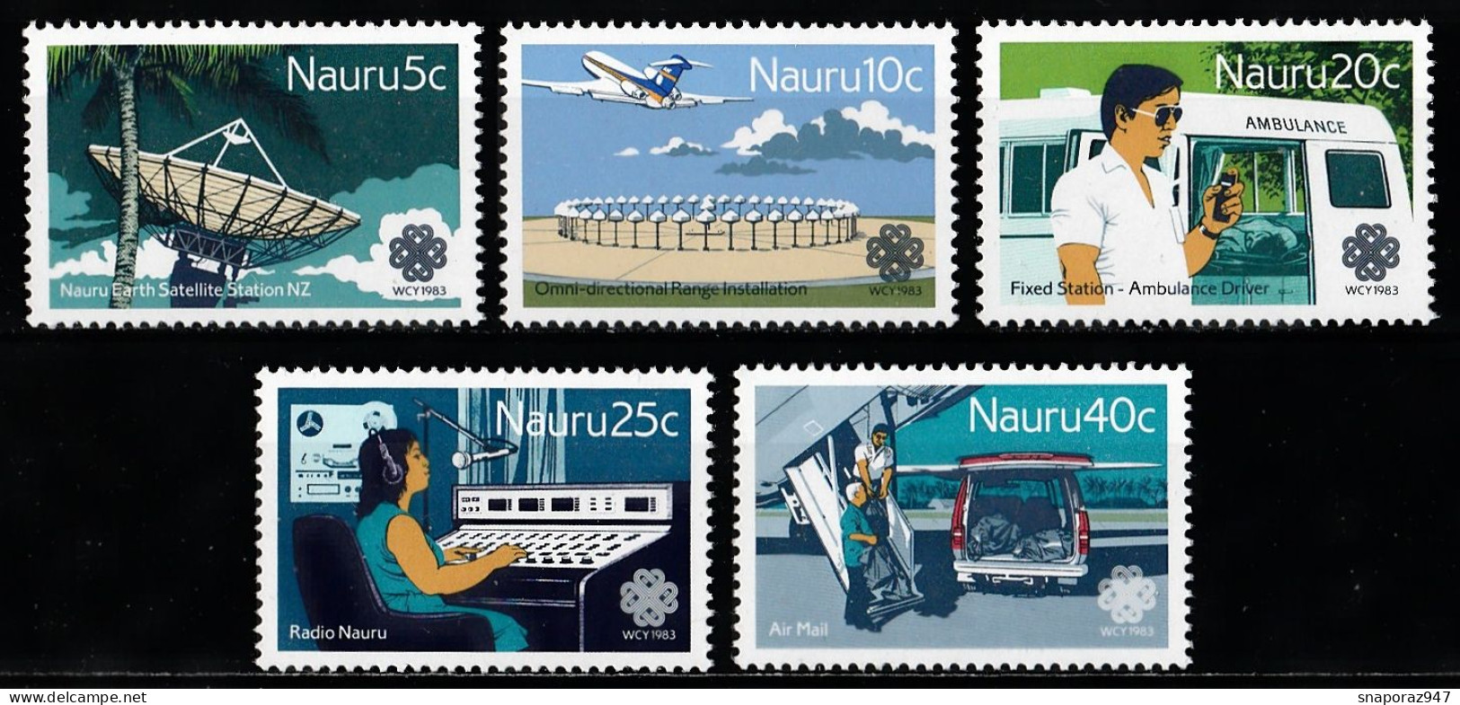 1983 Nauru Telecommunications Set MNH** Tr150 - Télécom