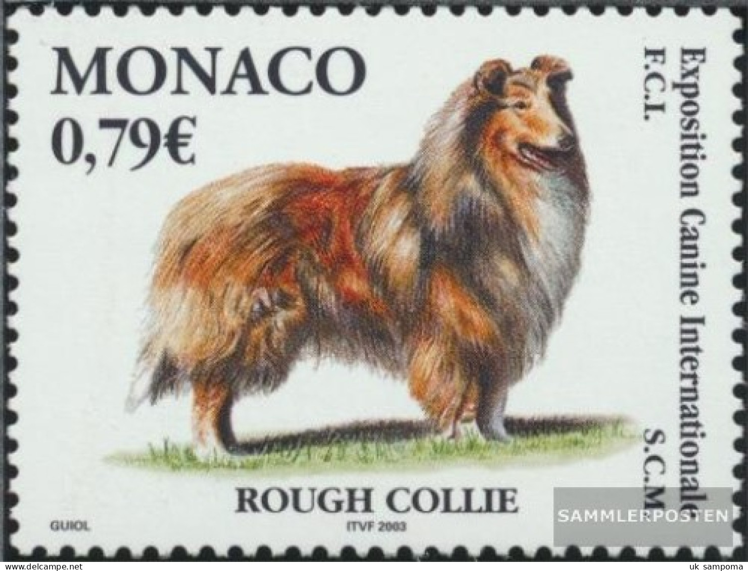 Monaco 2642 (complete Issue) Unmounted Mint / Never Hinged 2003 Hundeaussstellung - Neufs