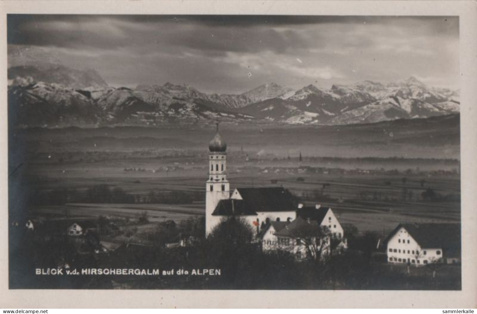 88310 - Pähl, Hirschbergalm - Blick Auf Die Alpen - Ca. 1950 - Weilheim