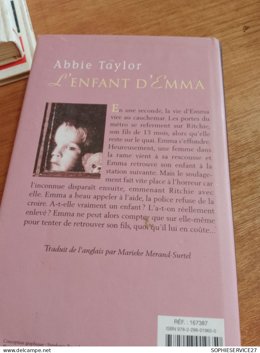 154 // L'ENFANT D'EMMA / ABBIE TAYLOR  425 PAGES - Altri & Non Classificati