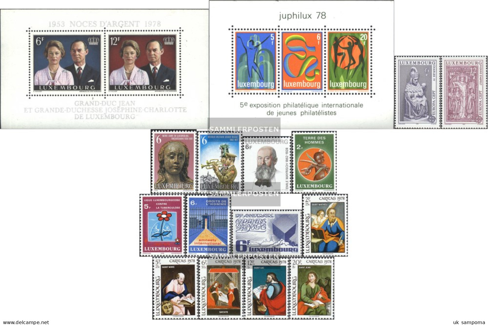 Luxembourg Block11-980 (complete Issue) Volume 1978 Completeett Unmounted Mint / Never Hinged 1978 Silver Wedding, EUrop - Nuevos