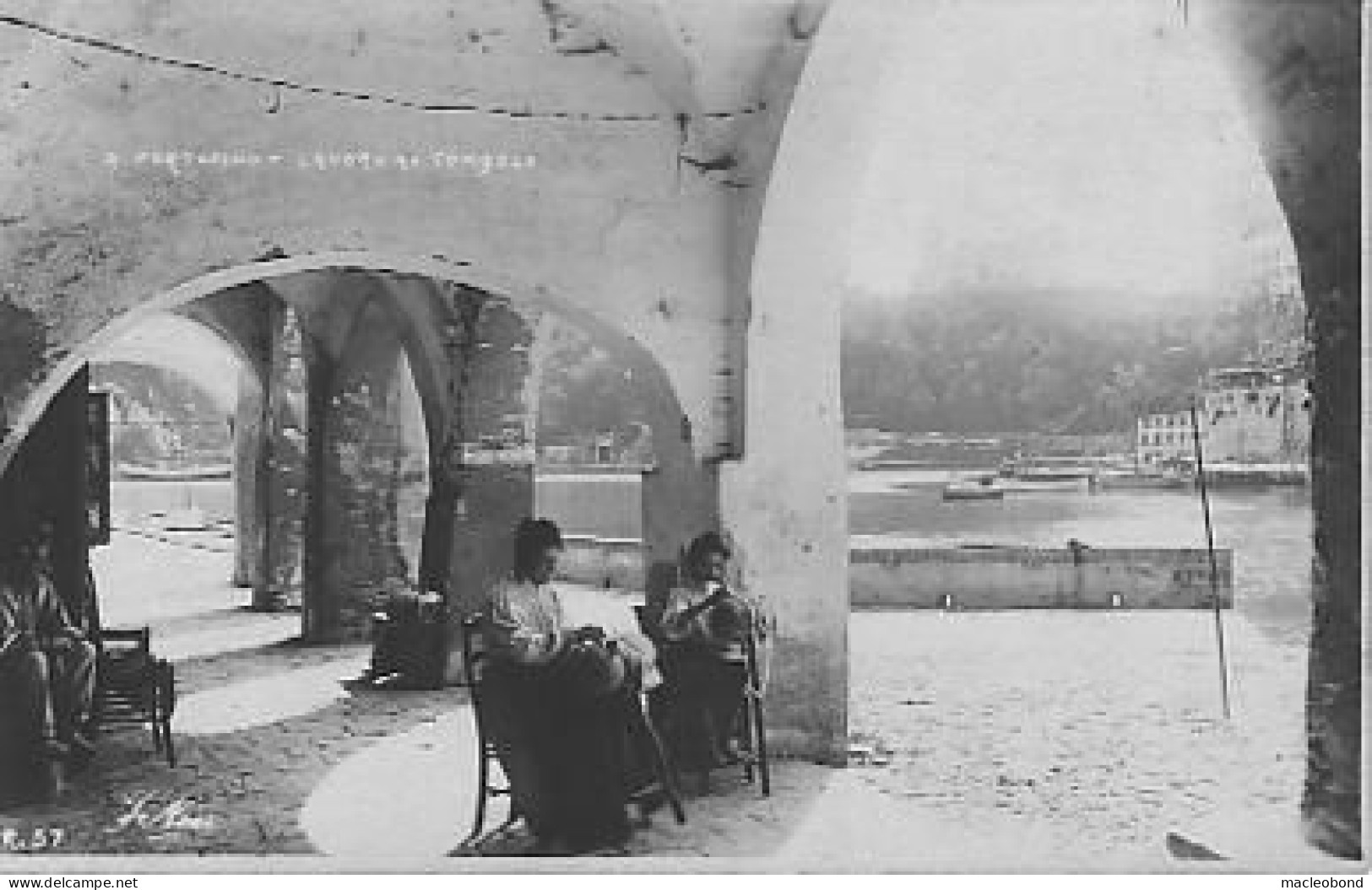 Portofino (Genova) -  Lavori Al Tombolo - Foto J. Neer - Genova