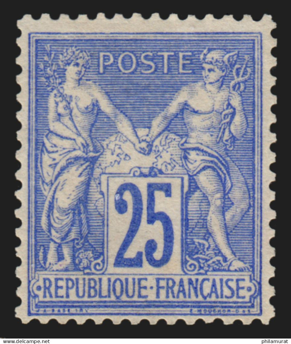 N°78, Sage 25c Outremer, Type II, Neuf * Infime Trace De Charnière - TB - 1876-1898 Sage (Type II)