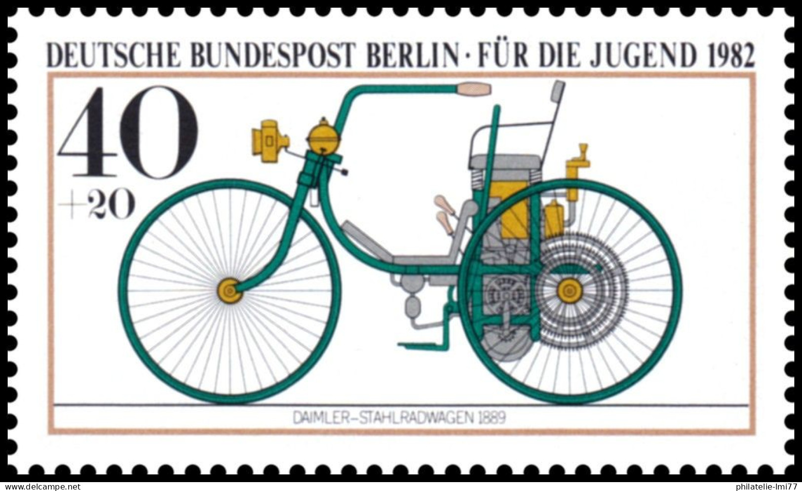 Timbre D'Allemagne Berlin N° 621 Neuf Sans Charnière - Unused Stamps