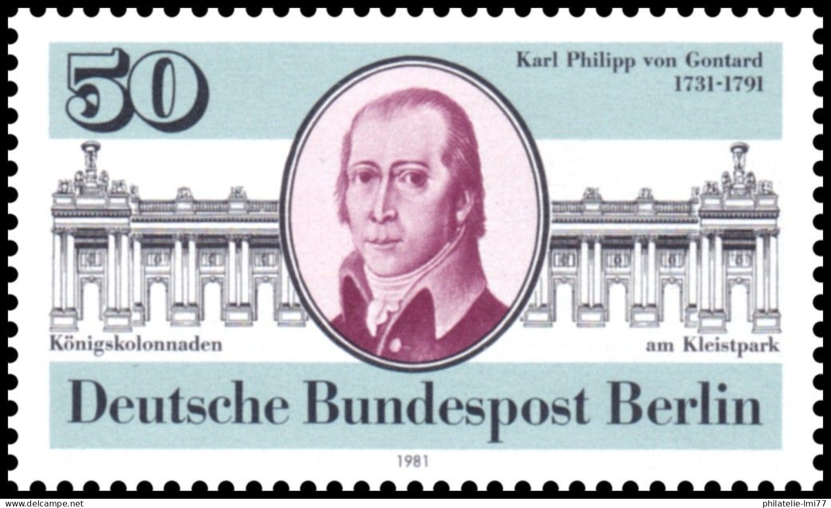 Timbre D'Allemagne Berlin N° 600 Neuf Sans Charnière - Unused Stamps
