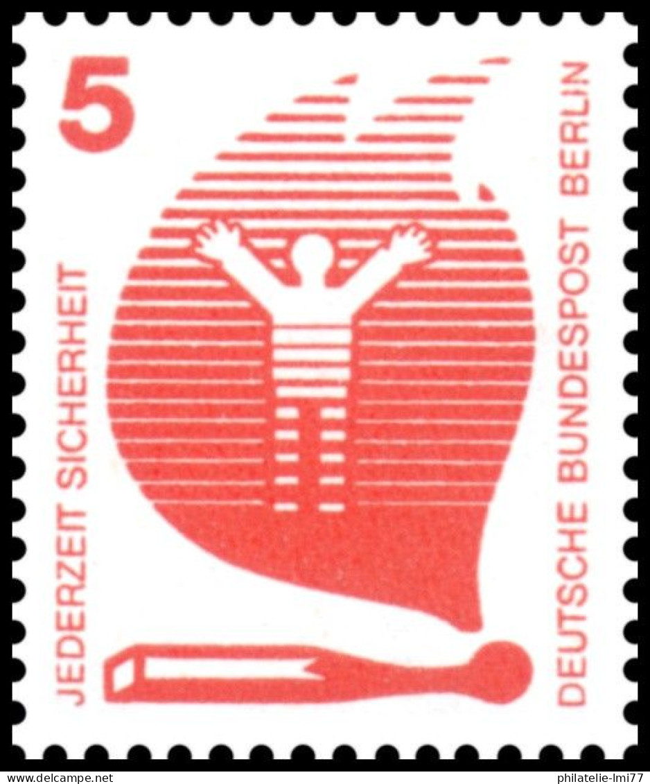 Timbre D'Allemagne Berlin N° 378 Neuf Sans Charnière - Unused Stamps