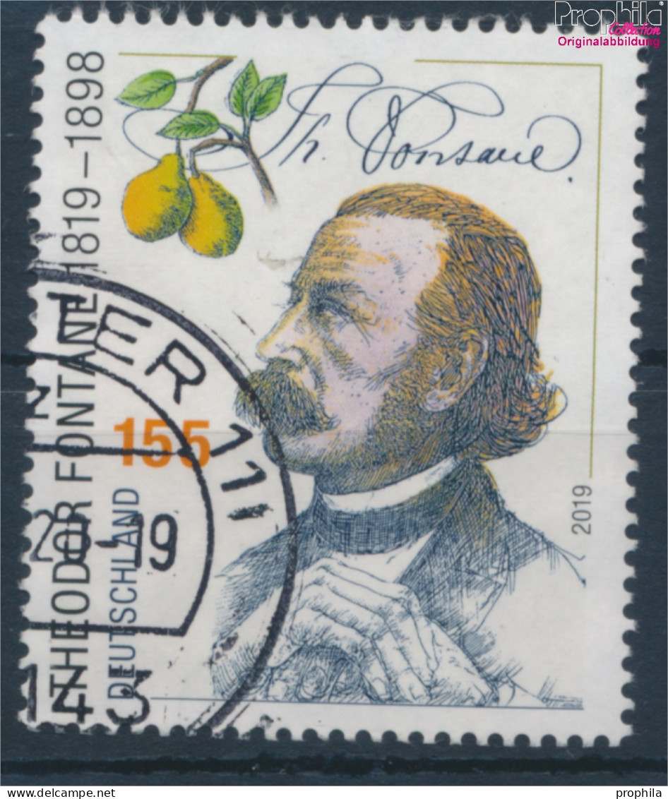 BRD 3508 (kompl.Ausg.) Gestempelt 2019 Theodor Fontane (10351986 - Usados