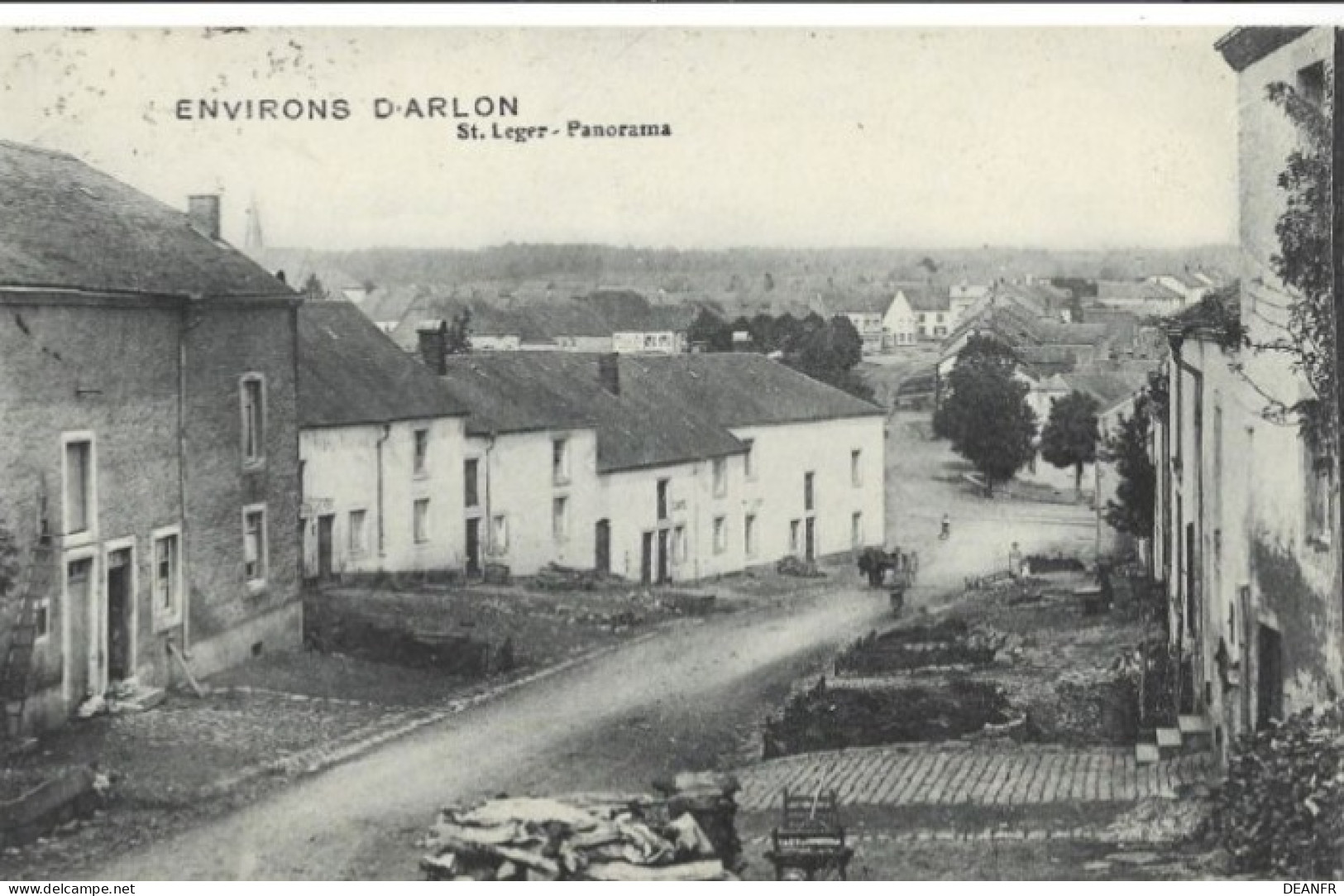 ENVIRONS D'ARLON : St. Léger. Oblitération Et Censure Militaire. - Saint-Léger