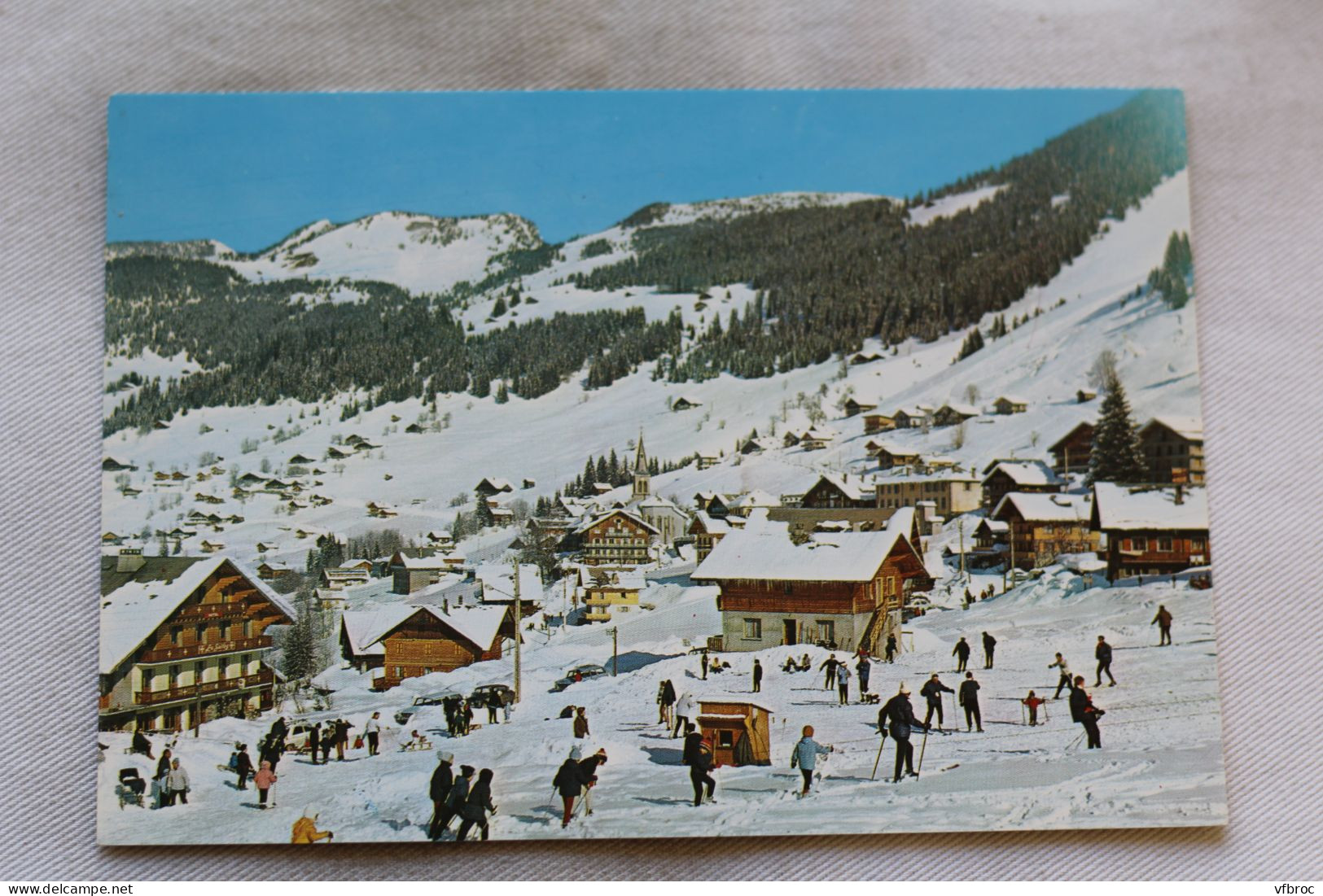 Cpm, Châtel, La Station Depuis La Piste Des Débutants La Ficelle, Haute Savoie 74 - Châtel