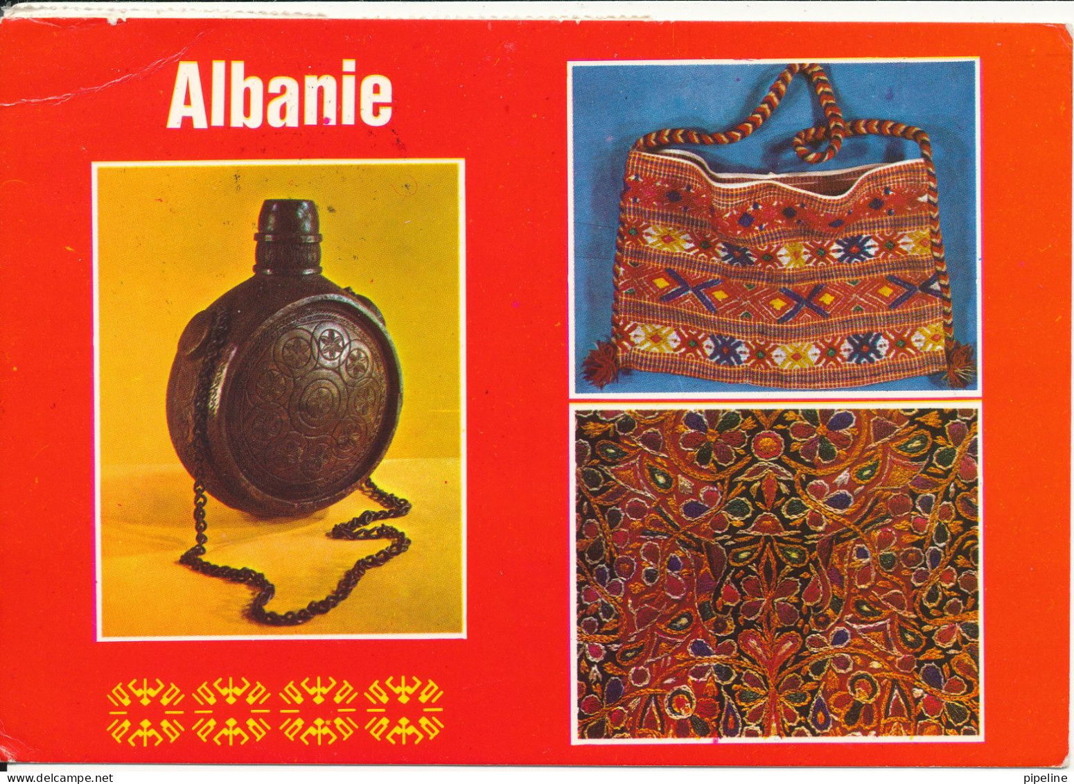 Albania Postcard Sent To Denmark 28-7-1980 - Albanie