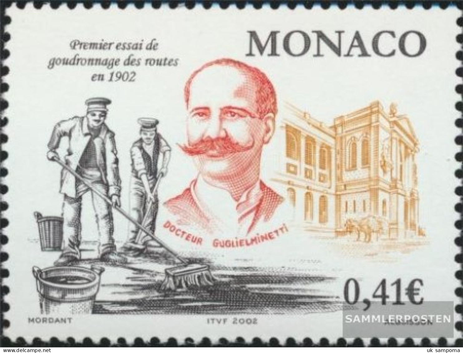 Monaco 2602 (complete Issue) Unmounted Mint / Never Hinged 2002 Straßenasphaltierung - Ungebraucht