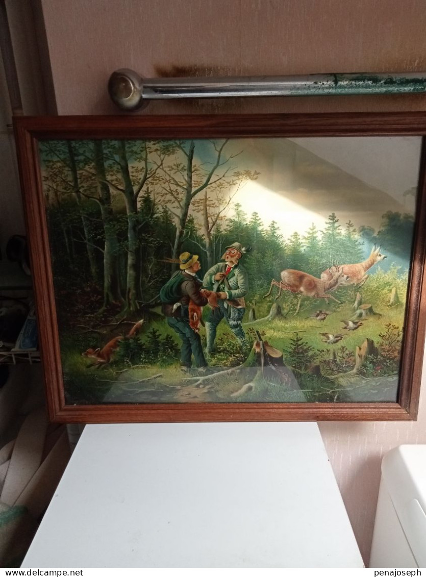 Tableau Humoristique 55 Cm X 43 Sous Verre - Zeichnungen