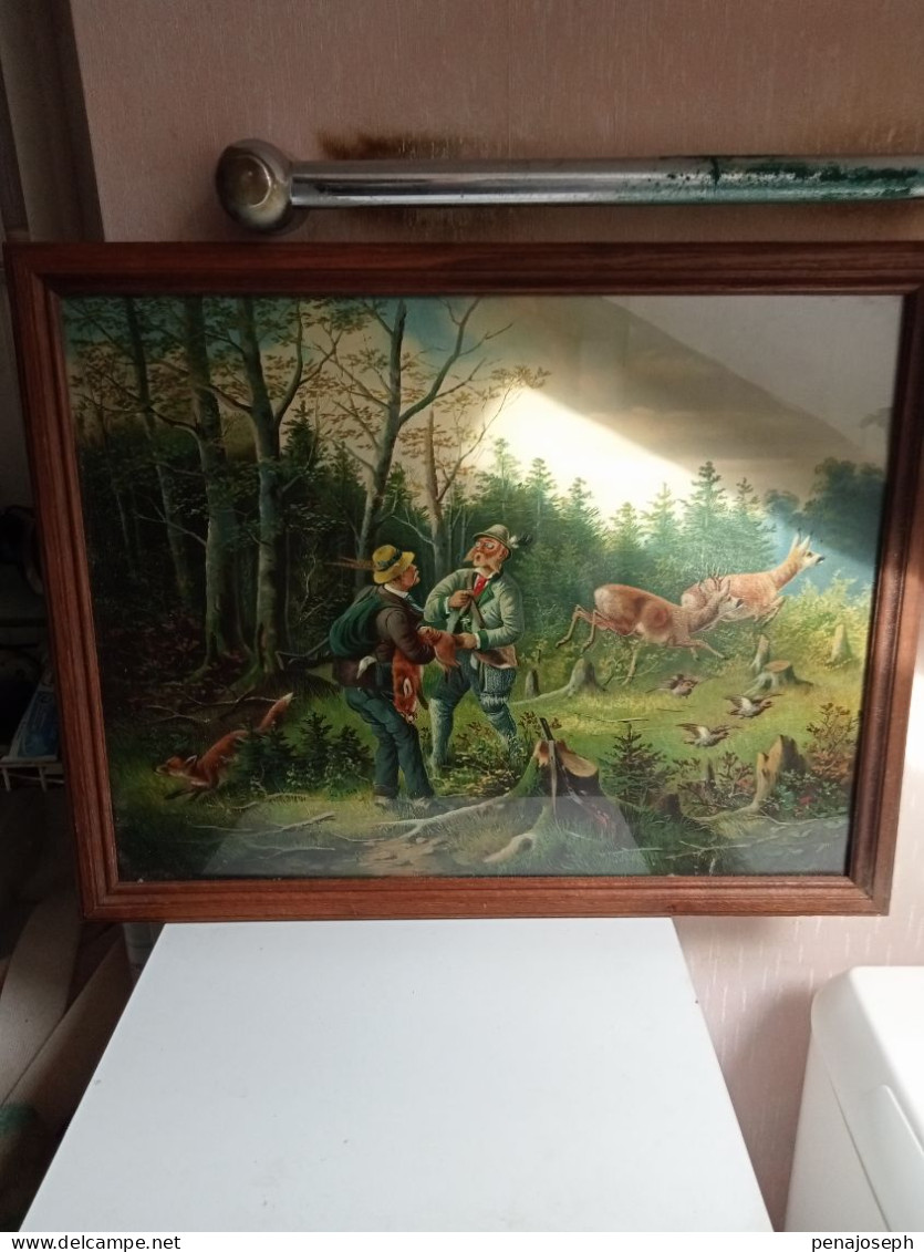 Tableau Humoristique 55 Cm X 43 Sous Verre - Zeichnungen