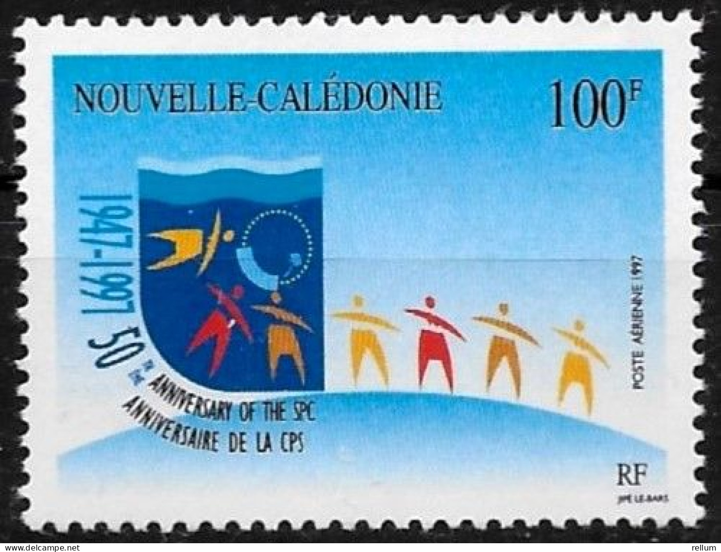 Nouvelle Calédonie 1997- Yvert Nr. PA 341 - Michel Nr. 1090 ** - Unused Stamps