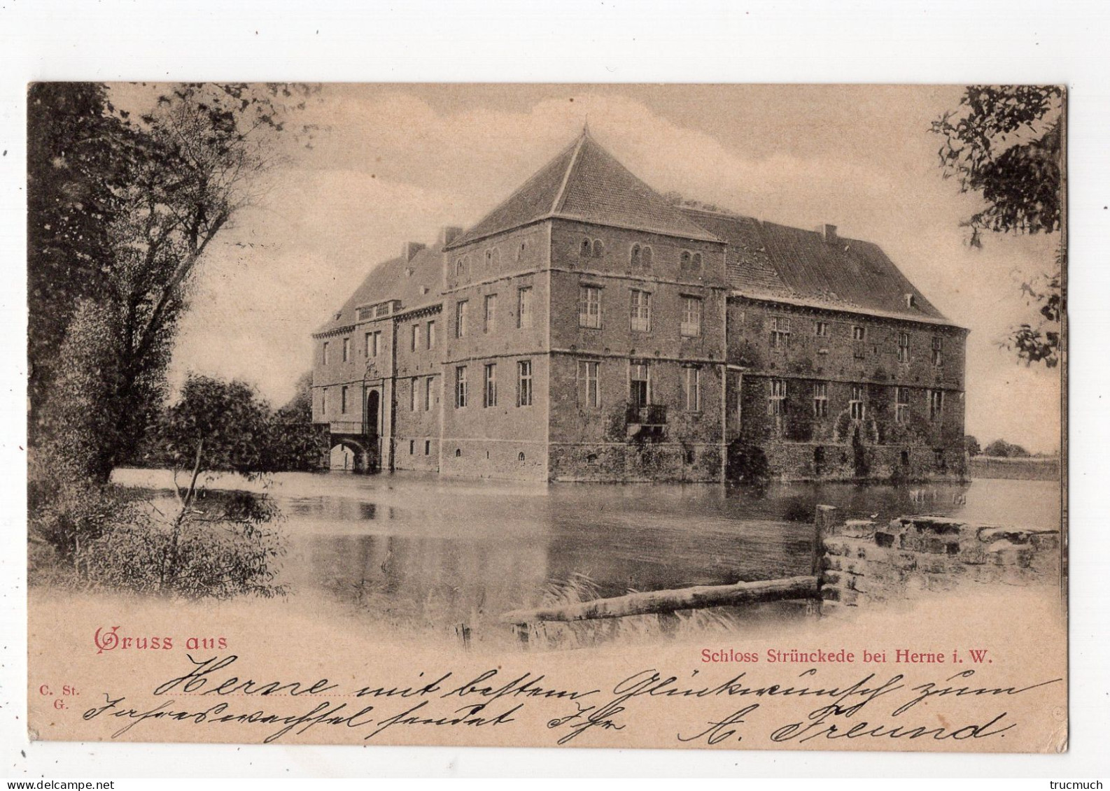 131 - Gruss Aus Schloss Strünckede Bei HERNE - Herne